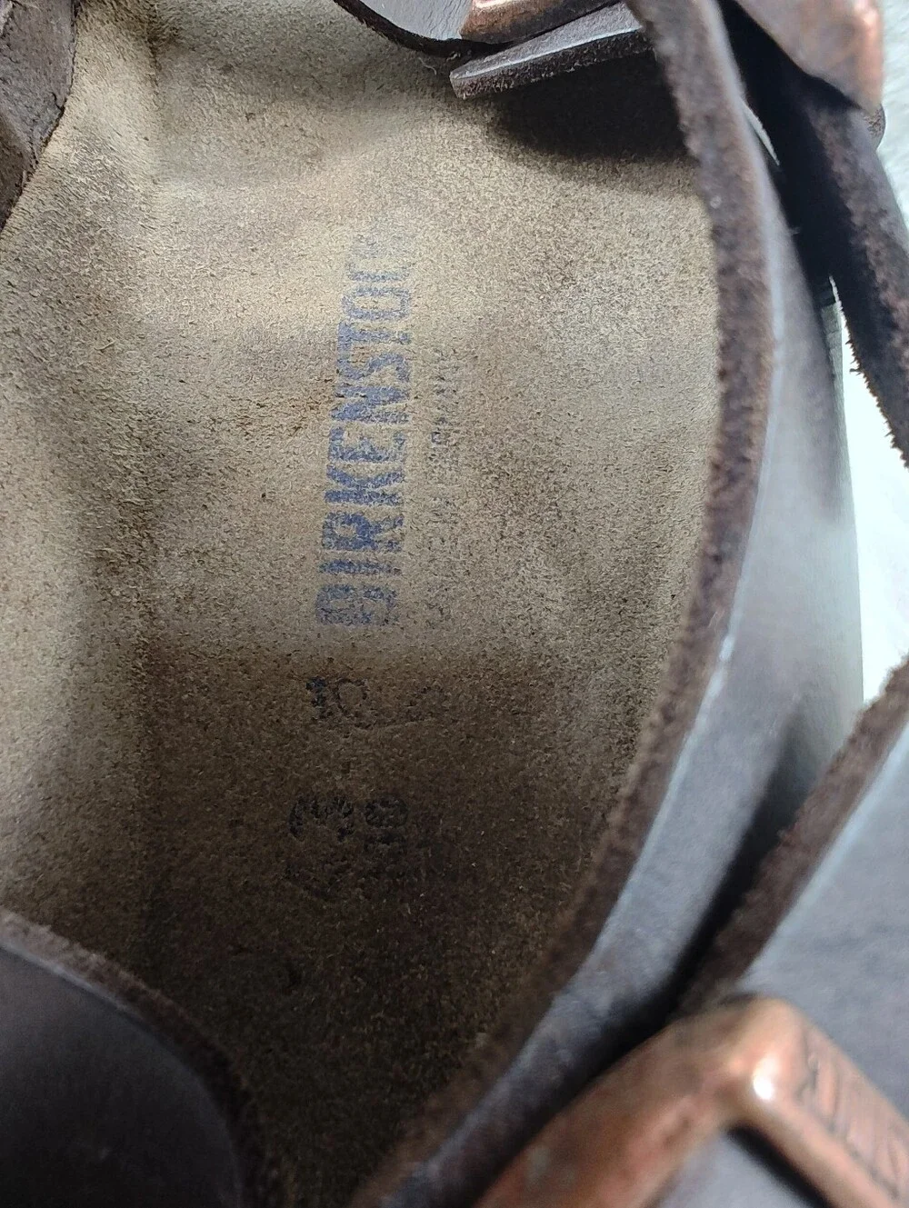 Birkenstock Milano Sandals Men's Brown Leather Sling Back - EU 43 (US 10